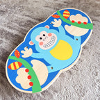 Children Wooden Balance Board Indoor Baby Fitness Balance Feeling Training Toy Montessori Educational Kids Wooden Balance Plate